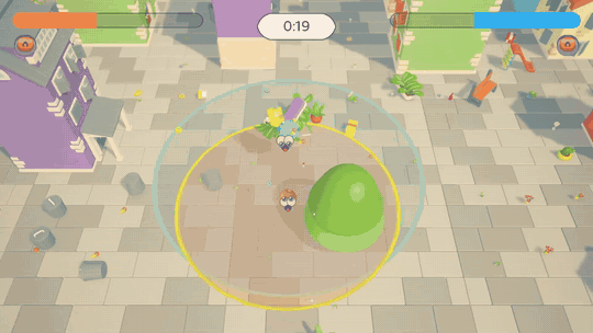 NOMSTERS gravity pull gameplay